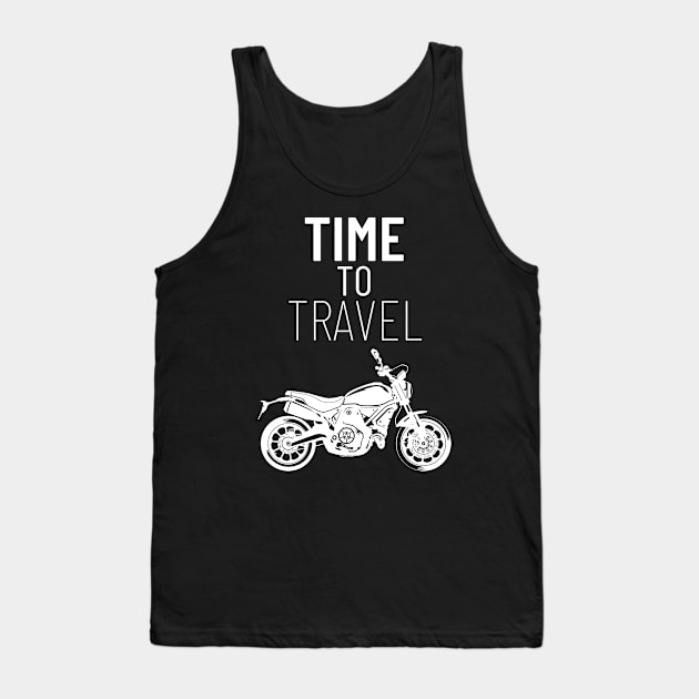 Time to Travel - motorcycle Tank Top by RIVEofficial